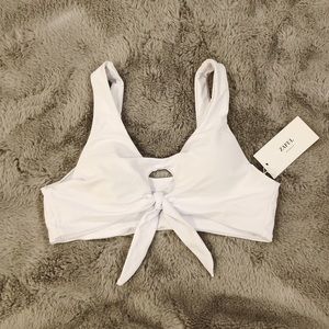 White Bikini Top NWT